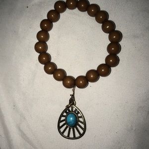 Homemade turquoise bracelet